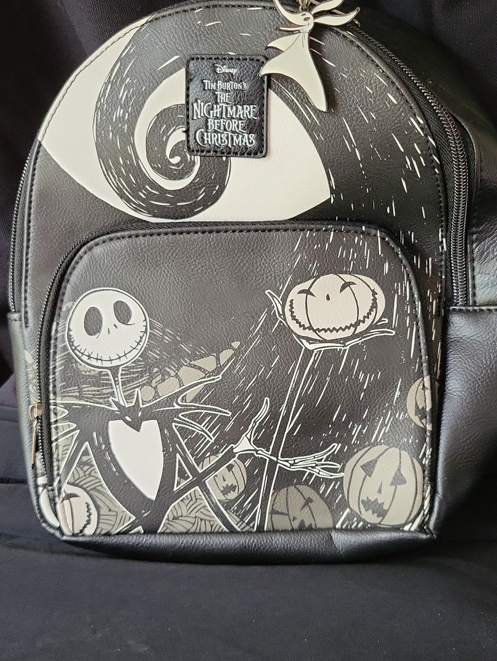 The Nightmare Before Christmas Jack Skellington Black Mini Backpack